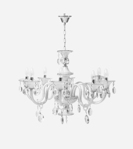 LUSTRE CRISTAL BLANC