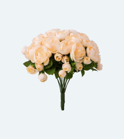 BOUQUET PIVOINES CRÈME