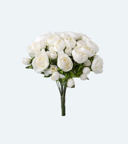 BOUQUET PIVOINES BLANCHES