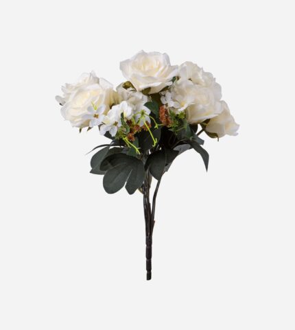 BOUQUET ROSES BLANCHES